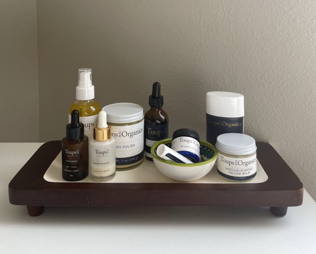 toups-and-co-skincare-on-display