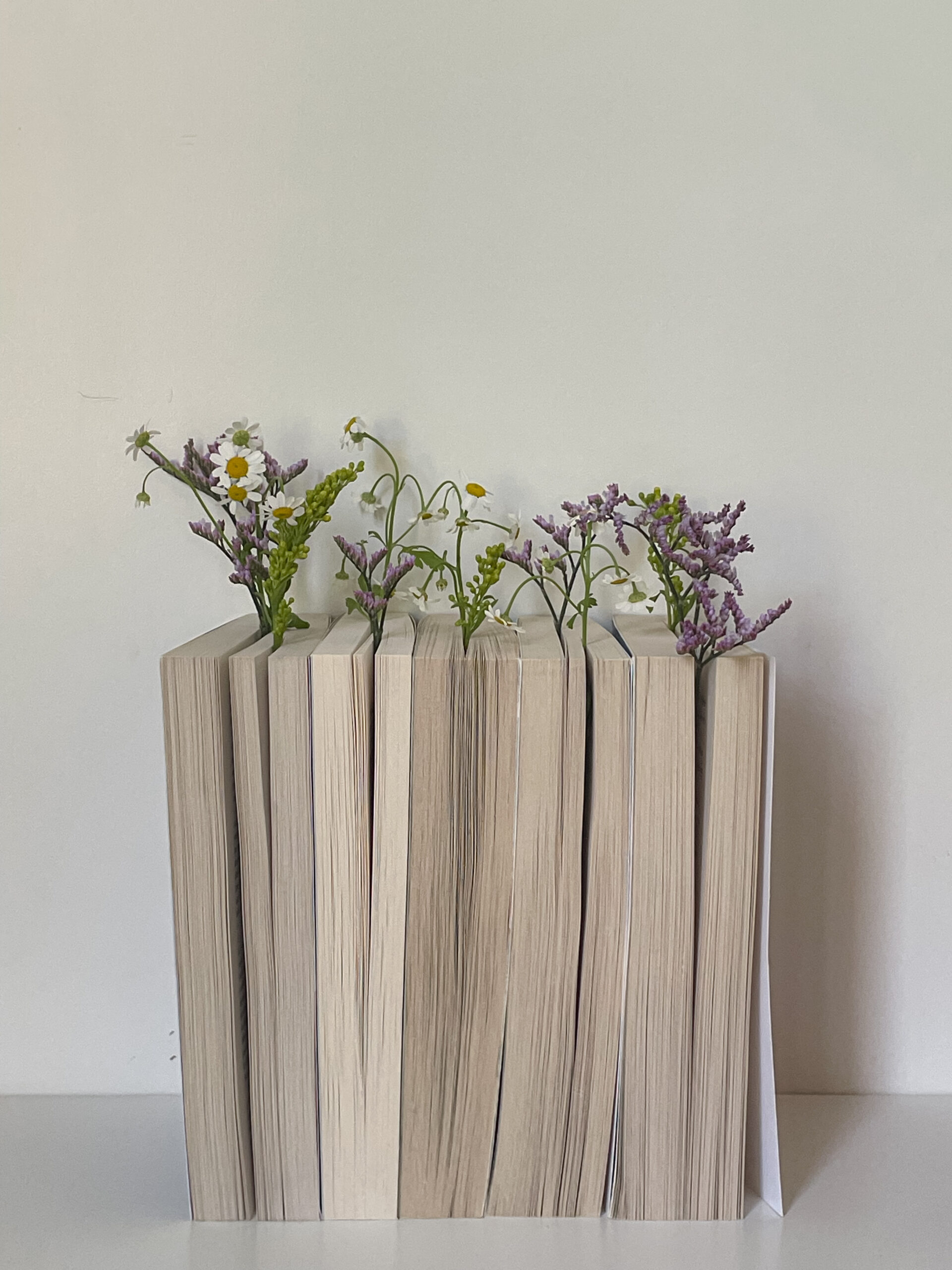 books-with-flowers-as-bookmarks